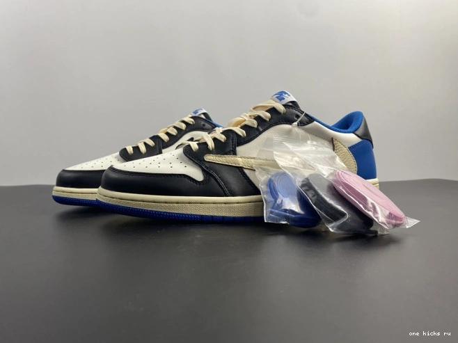 Cheap Travis Low x 1 Fragment DM7866-140 Retro Jordan Air Design Scott x 0805